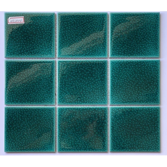 Gạch Mosaic Gốm Men Rạn 2 Lớp Màu Xanh Lá CNS- MHG 1041