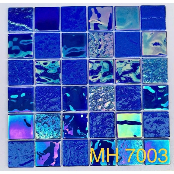 Gạch Mosaic Thủy Tinh Luxury KT 48*48mm CNS- MH7003