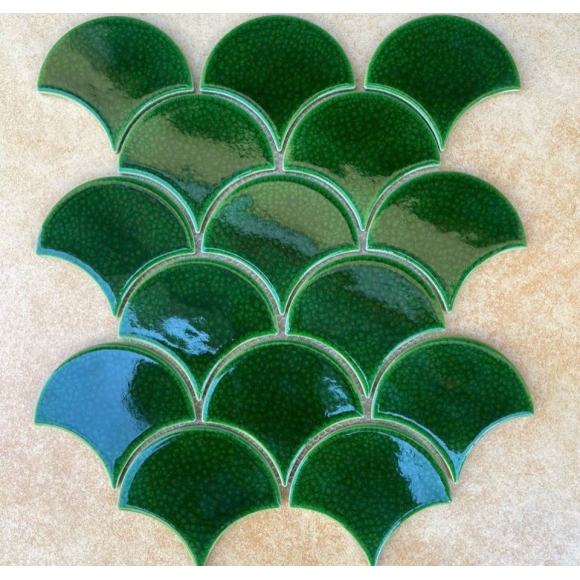 Gạch Mosaic vảy cá màu xanh đậm CNS- MHF8998