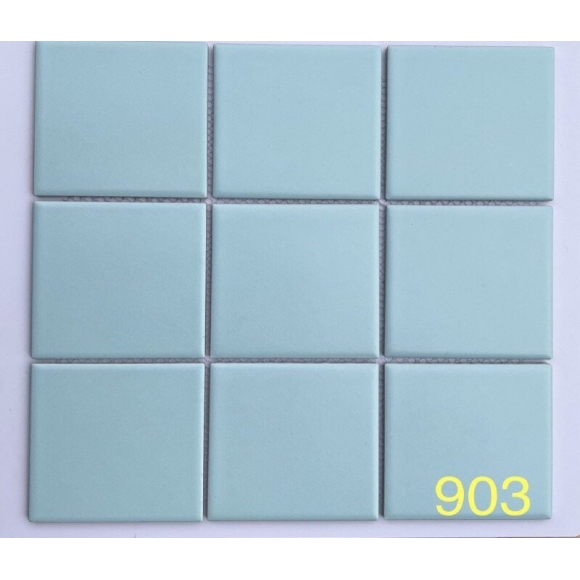 Gạch gốm mosaic men trơn xanh CNS- 9705