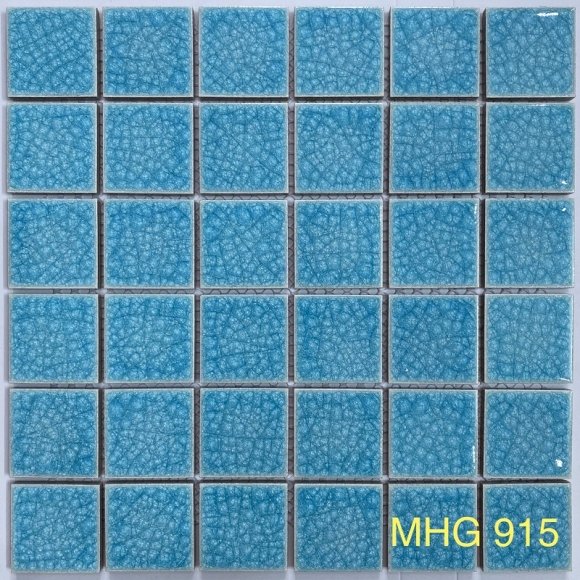 Gạch Mosaic Gốm Sứ Màu Xanh Nhạt CNS- MHG 915