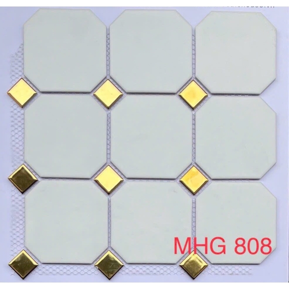 Gạch Mosaic Bát Giác vàng CNS- MHG808