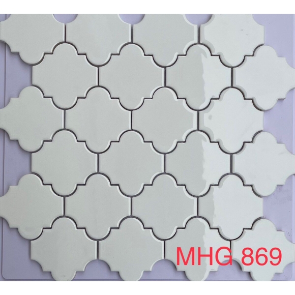 Gạch mosaic lồng đèn trắng bóng CNS- MGH869-1