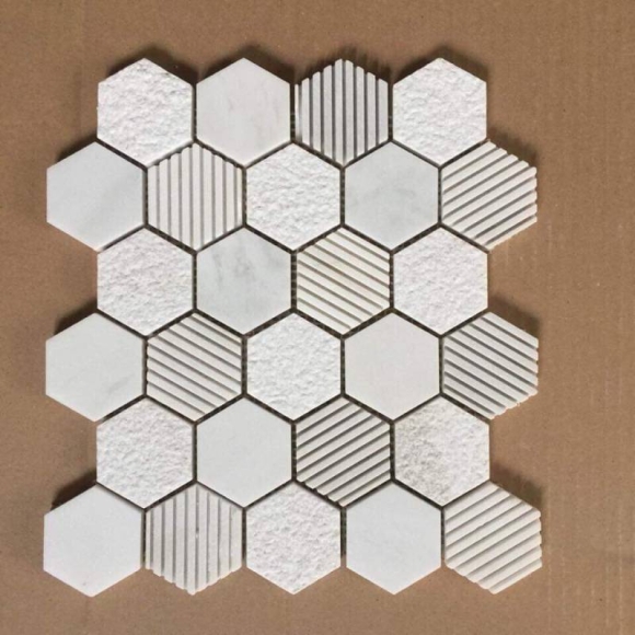 Đá Mosaic Lục Giác CNS MART- DMNP091