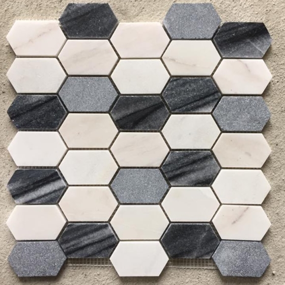  Đá mosaic lục giác CNS- TTT02