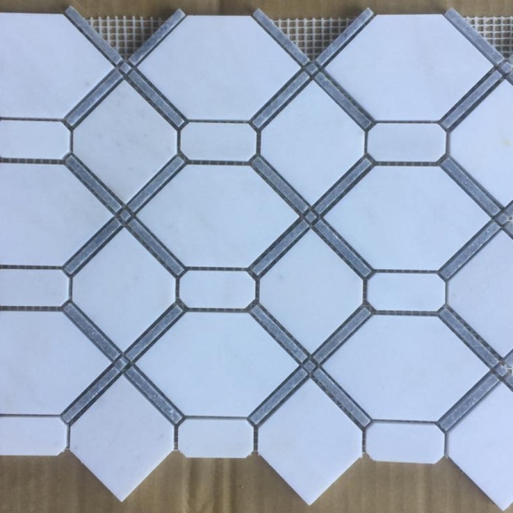 Đá mosaic lục giác CNS- TTT04
