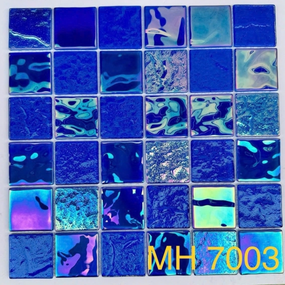 Gạch Mosaic Thủy Tinh Luxury KT 48*48mm CNS- MH7003