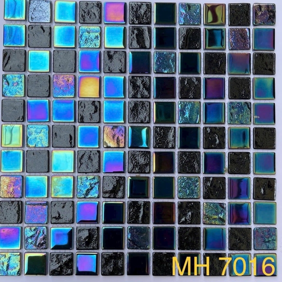 Gạch Mosaic Thủy Tinh Luxury KT 25*25MM CNS- MH7016