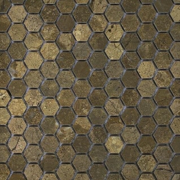 Đá Mosaic Lục Giác CNS MART- DMNP074