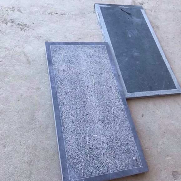 Đá Đen Băm Trừ Viền KT 30x60x3cm CNS MART- DSV62