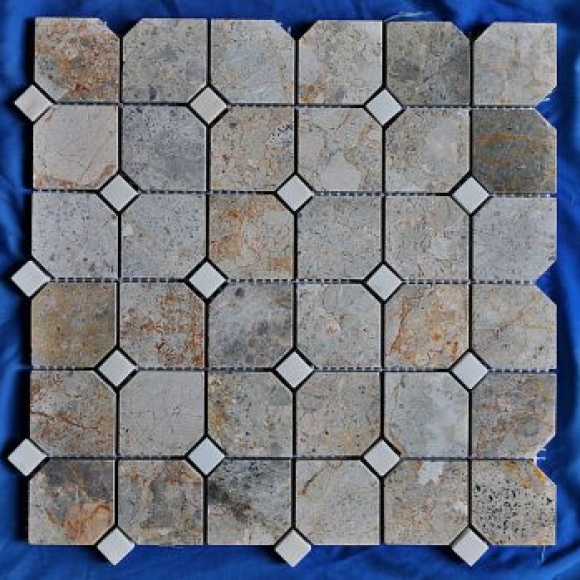 Đá Mosaic Tự Nhiên Chíp 48x48mm CNS MART- DMNP190