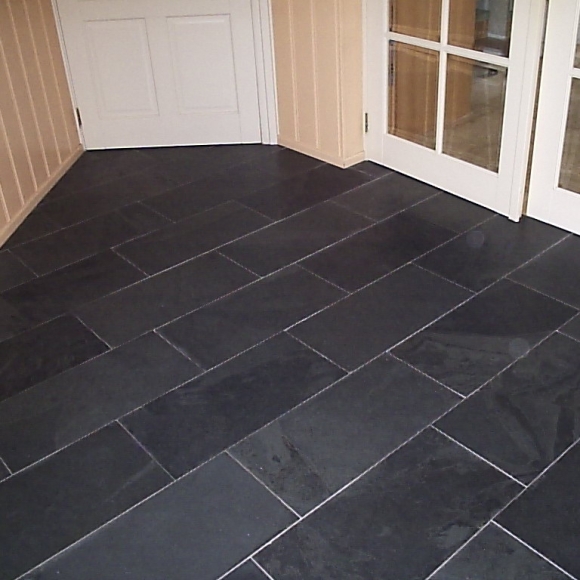 Đá slate đen Lai Châu 15x30x(0.5-0.7)cm CNS MART - DSV158