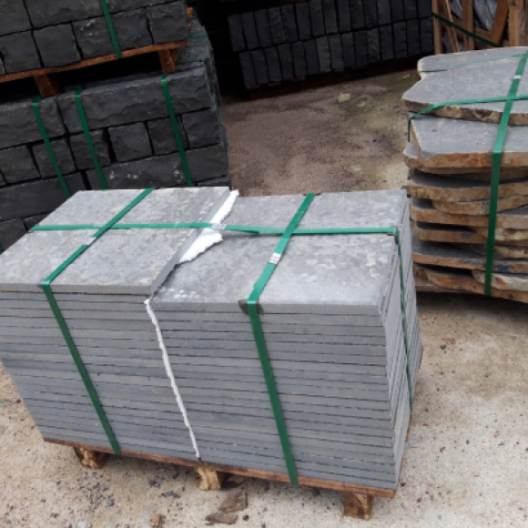 Đá bazan Xám Khò KT 15x15x2cm CNS MART- DSV95