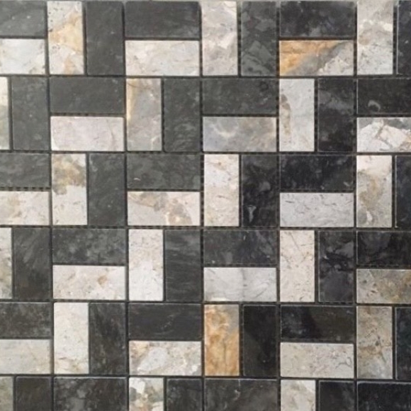 Đá Mosaic Trang Trí Chíp 23x46mm CNS MART- DMNP120