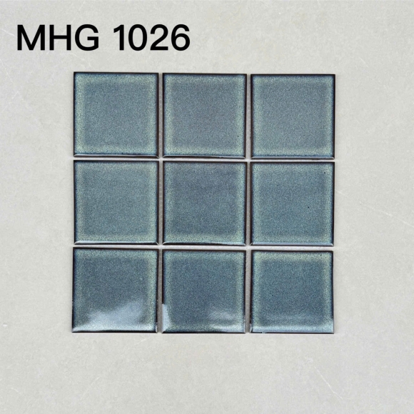 Gạch Mosaic Gốm Men trơn 10×10cm CNS- MHG1026