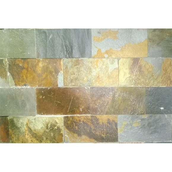 Đá slate đa sắc ốp tường 25x50x(0.4-0.7)cm CNS MART - DSV135
