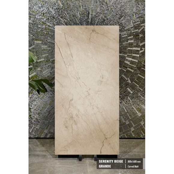 Gạch 800*1600mm SERENITY BEIGE CNS- CARVING MATT 0816