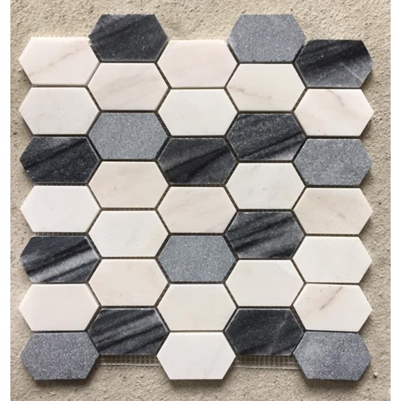  Đá mosaic lục giác CNS- TTT02