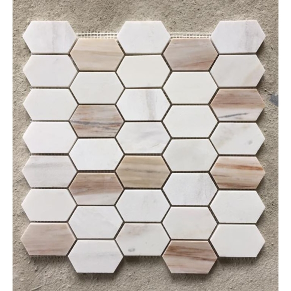 Đá mosaic lục giác CNS- TTT03