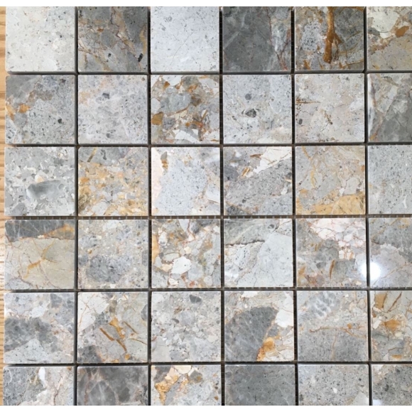 Đá Mosaic Tự Nhiên Chíp 48x48mm CNS MART- DMNP173