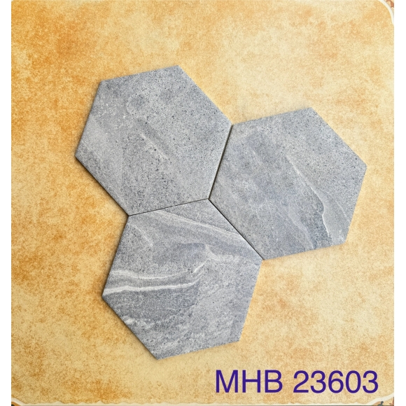 Gạch lục giác đẹp màu kem đậm KT 20*23cm CNS- MART 23603