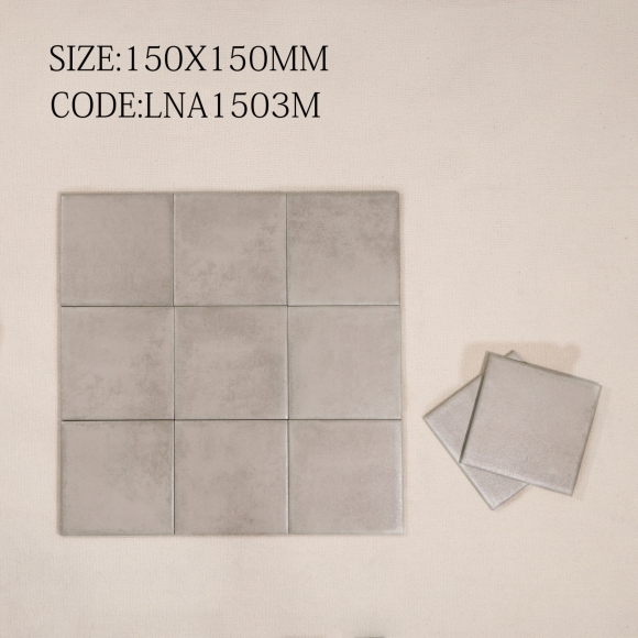 Gạch thẻ trang trí cao cấp bề mặt mờ KT 15*15cm CNS- LNA1503M