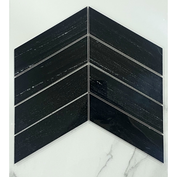 MOSAIC 300*300mm ASTRUS NERO ARROW CNS- HIGH GLOSSY 0303