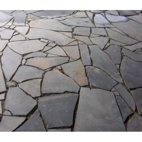 Đá Rối Slate Đen Lai Châu Lát Nền CNS MART- DSV47