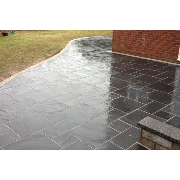 Đá slate ghi ốp tường 15x30x(0.4-0.8)cm CNS MART - DSV143