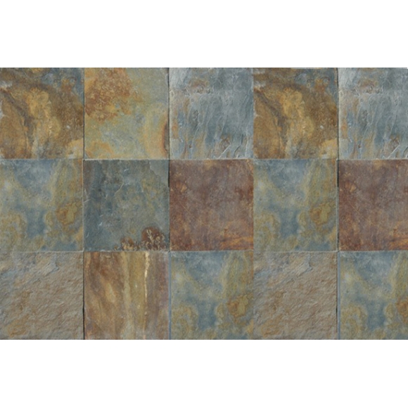 Đá Slate Đa Sắc Lát Nền KT 30x30x(1-1.4)cm CNS MART- DSV34