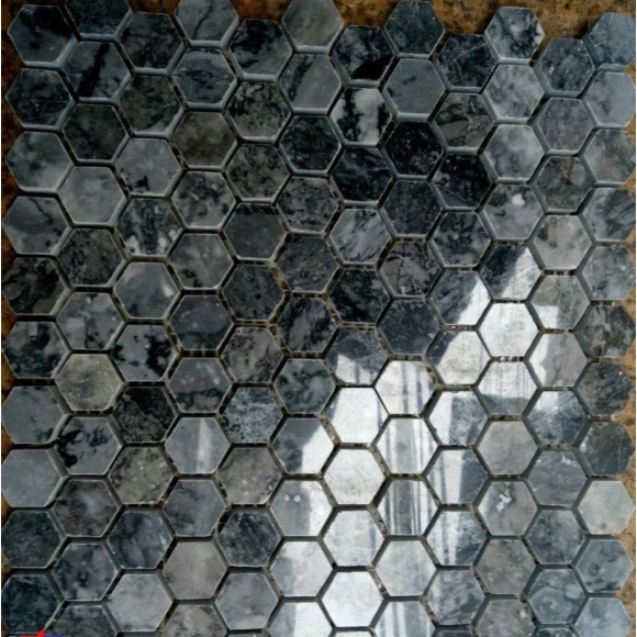 Đá Mosaic Lục Giác CNS MART- DMNP087
