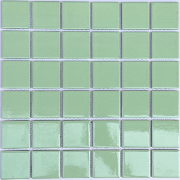 Gạch Mosaic Gốm Sứ Màu Xanh Lá CNS- MHG1496