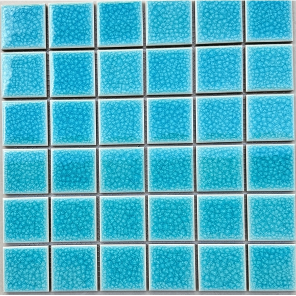 Gạch Mosaic Gốm Sứ Màu Xanh Nhạt CNS- MHG 915