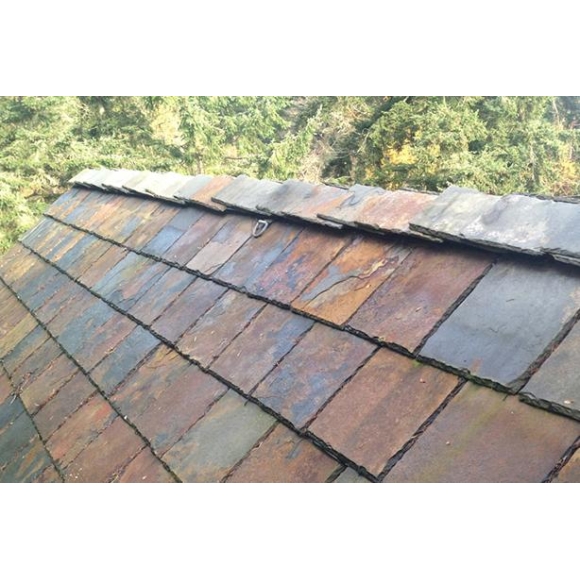 Ngói Đá Slate Lai Châu Đa Sắc Hình Chữ Nhật KT 20x30cmx(0.5-0.7)cm CNS MART- DSV 27