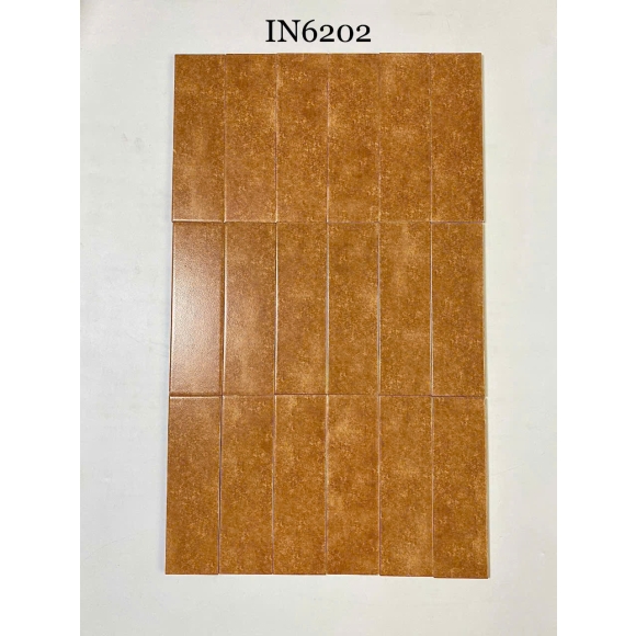 Gạch thẻ giả cổ KT 6*20cm màu da bò CNS- I6202