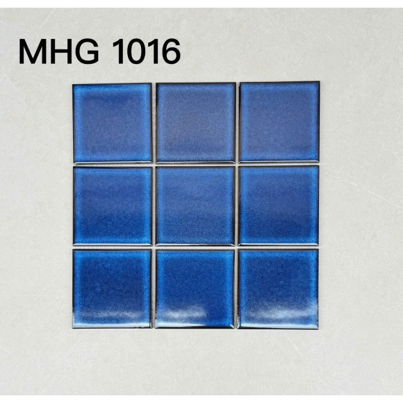Gạch Mosaic Gốm Men Rạn 10×10 Màu Xanh Nhạt CNS- MHG1016