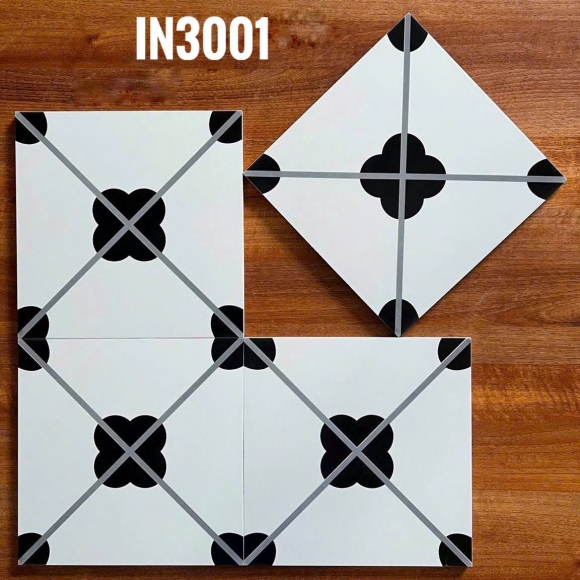 Gạch bông trang trí KT 30*30cm CNS- IN3001