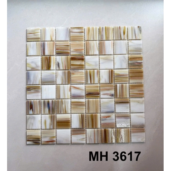 Gạch mosaic thủy tinh vân mây CNS- MH3617 